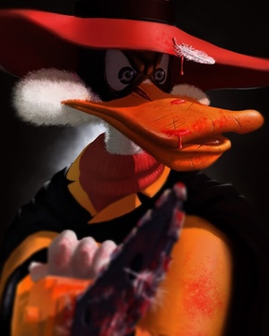 Sinister NegaDuck Fan Art by Mitch Mueller