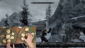 SKYRIM Played Using Several Small Potatoes