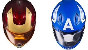 Slick-Looking Officially Licensed Marvel Motorcycle Helmets