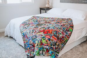 Snuggle Up Under This Fun Marvel Oversized Blanket