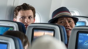 SPIDER-MAN: FAR FROM HOME Easter Egg Includes Some Fun Marvel Universe Movie Titles on Peter Parker's In-Flight Screen
