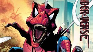 Spider-Rex Takes A Bit Out Of The Spider-Verse In New EDGE OF SPIDER-VERSE #1 Variant Cover