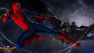 Spidey Battles Vulture in New SPIDER-MAN: HOMECOMING Concept Art