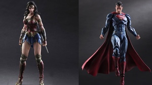 Square Enix's BATMAN V SUPERMAN Superman and Wonder Woman Action Figures Revealed