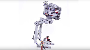 STAR WARS AT-ST Built in Silky Smooth Stop-Motion LEGO Video