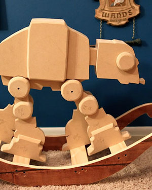 STAR WARS-Inspired AT-AT Rocking Horse