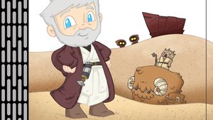 STAR WARS OBI-1 2 3 is a Charming Numbers Book for Kids