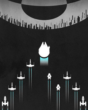 STAR WARS Original Trilogy - Minimalist Art