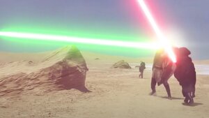 STAR WARS Scenes Reimagined with Silly Lightsaber Gags