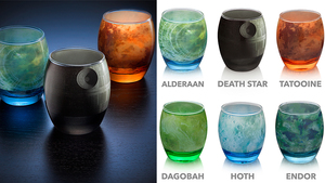 STAR WARS-Themed Glassware Includes Tatooine, Dagobah, Hoth, and More