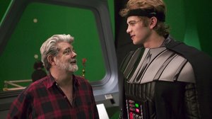 Star Wars Throwback Photos Feature George Lucas and Hayden Christensen Wearing The Darth Vader Costume