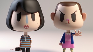 STRANGER THINGS Characters Get Fan-Made Vinyl Figures