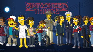 STRANGER THINGS Characters Get SIMPSON-ized in Cool Fan Art