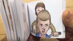 STRANGER THINGS Gets a Flip Book Animated E.T. Mashup