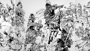 Stunning Battle Art Combines STAR WARS with Feudal Japan