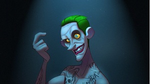 SUICIDE SQUAD'S Joker Gets an Animated Look in This Art by Javier Burgos Arroyo