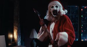 TERRIFIER 3 Teaser Trailer Teases Gory Carnage and Art the Clown Making Blood Angels 