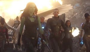 The A-Force Assembles in Awesome AVENGERS: ENDGAME Behind the Scenes Photo