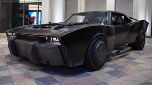 The Batmobile From Matt Reeves' THE BATMAN Is on Display and It's Our Best Look Yet