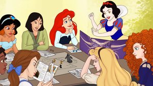 The Disney Princesses Play Dungeons & Dragons in Fan Art