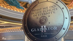 The Logo For Ridley Scott's GLADIATOR 2 - “What We Do in Life Echoes in Eternity