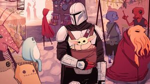 The Mandalorian and Baby Yoda Going Shopping in STAR WARS Fan Comic