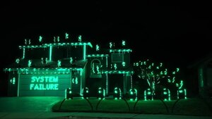 THE MATRIX End Scene Gets a Cool Halloween Light Show, Check It out!