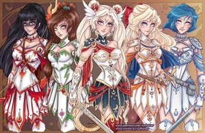 The Sailor Scouts Become Warrior Princesses in Amazing Fan Art