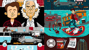 These BACK TO THE FUTURE Posters Give You a Whirlwind Recap of the Trilogy