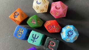 These SAILOR MOON Inspired Dice are Gorgeous