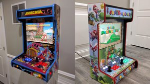 These Wall-Mounted Arcade Cabinets Are Radical!