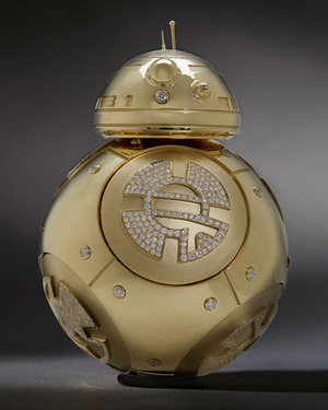 This $135,000 BB-8 Gets A Custom-Designed Gold and Diamond Look