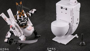 This Action Figure Is a Samurai Robot That Transforms Into a Toilet