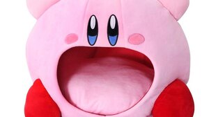 This Amusing Kirby Plush Sleep Pillow Swallows Your Head