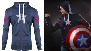 This CAPTAIN AMERICA: CIVIL WAR Hoodie Is Battle Ready