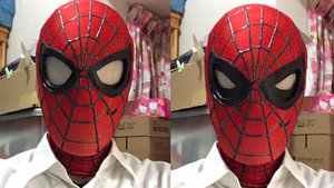 This Cool Spider-Man Mask Has Functional Shutter Lenses