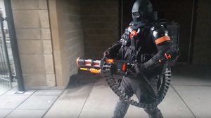 This Custom Built NERF Rival Minigun Can Fire 20 Rounds Per Second!