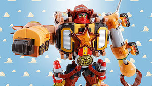 This Figure Combines TOY STORY Characters Into a POWER RANGERS-Style Megazord