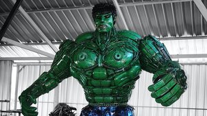 This Giant Hulk Sculpture is Made From Recycled Auto Parts