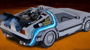 This Giant LEGO Model of The DeLorean From BACK TO THE FUTURE is Incredible!