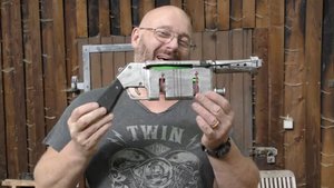 This Guy Built Rey's Blaster and it Shoots Glow Sticks That Look Like Laser Blasts!
