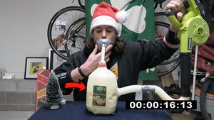 This Man Drinks A Gallon Of Eggnog In A Minute In A Half And Then Pukes Everywhere