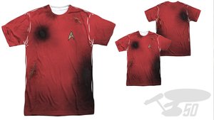 This Pre-Damaged Red Shirt Is the Best STAR TREK Shirt Ever