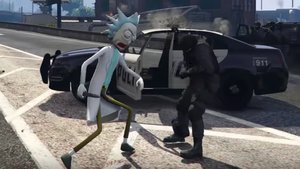 This RICK AND MORTY Mod For GTA 5 Features Rick Slashing Up Cops and Pole Dancing