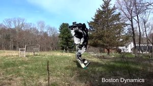This Robot May Not Run Fast, But He Will Catch You Eventually
