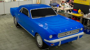 This Time Lapse Video of a Life-Size LEGO Mustang Being Built Puts the Pedal to the Metal