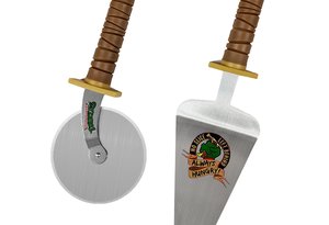 This TMNT Pizza Cutter and Spatula Set Looks Great for Any Fans of Fighting Turtles and Pizza