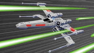 TIE Fighter vs. X-Wing in Radical STAR WARS Fan Art by Tim Odland