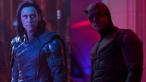 Tom Hiddleston Dresses Up As Daredevil and Charlie Cox Dressed Up As Loki For Halloween