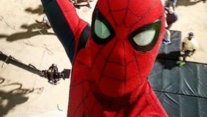 Tom Holland Shares a Spider-Man Selfie High Above the Set of SPIDER-MAN: HOMECOMING